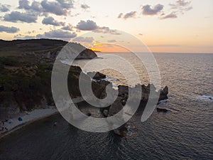 Long exposure technique and istanbul seaside