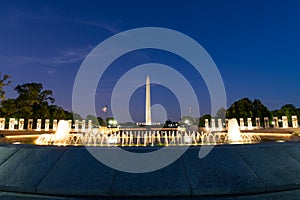 Long Exposure of the Washington Monument Through the World War T