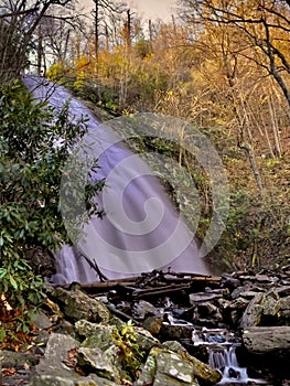 Long Exposure Waterfall in North Carolina