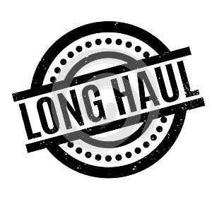 Long Haul rubber stamp