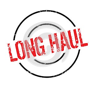 Long Haul rubber stamp