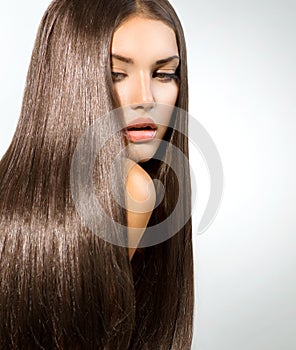 Long Healthy Straight Hair photo