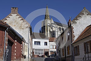 Long High Street and Church, Somme, France