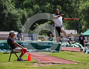 Long Jump Attempt