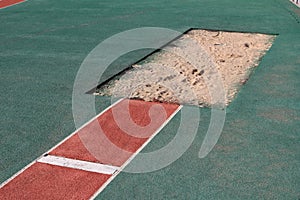 Long jump pit