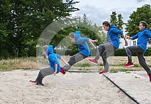 Long jump sequence 1 outdoor