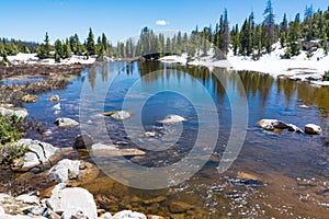 Long Lake along Beartooth Pass