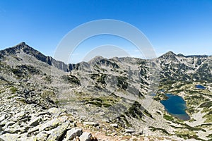 The Long lake, Muratov and Banderishki chukar Peaks, Pirin Mountain, Bulgaria