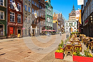 Long Lane and Golden Gate in Gdansk