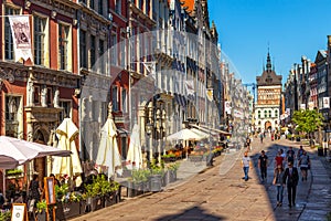 Long Lane and Golden Gate in Gdansk