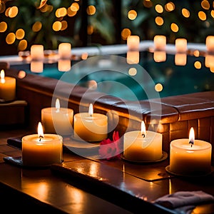Long lasting candles lighing up a room