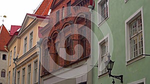 Long leg gate tower in Tallinn, Estonia.