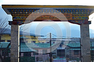 Long Live Indo Bhutan Friendship - a gate in Thimphu, Bhutan