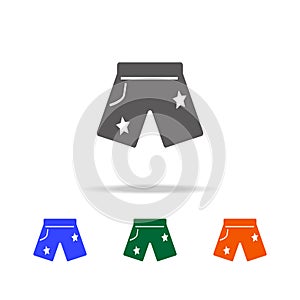 long men swimming suit icon. Element of Beach holidays multi colored icons for mobile concept and web apps. Thin line icon for web