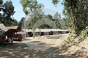 Long neck tribe village