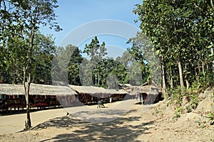 Long neck tribe village