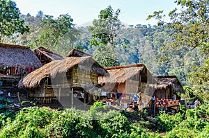 Long neck woman village near Chiang Mai, Thailand