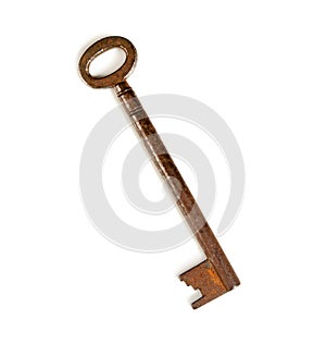 Long old door key