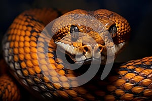 Long Phyton snake. Generate Ai