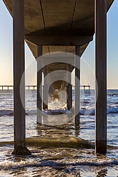 Long Pier in the Surf