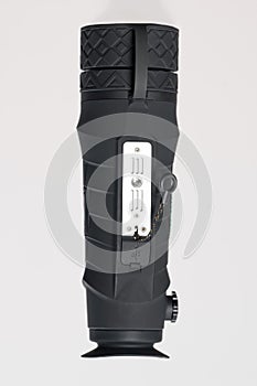 Long-range monocular isolated on a white background.