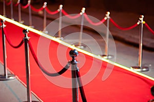 Long Red Carpet -  is traditionally used to mark the route taken by heads of state on ceremonial and formal occasions