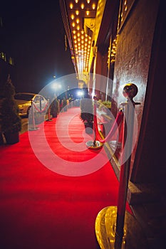 Long Red Carpet -  is traditionally used to mark the route taken by heads of state on ceremonial and formal occasions
