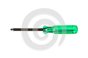 Long Removable two-head screwdriver.