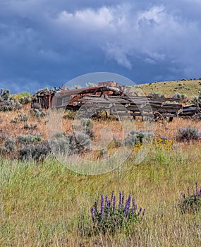 Long retired Farm Equipment