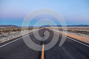 A long road through rural Utah