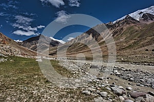 The long road to the base camps of the high peaks of Karakoram is dotted with many days of walking, beautiful scenery