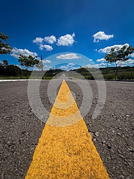 Long Road Under the Blue Sky