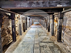 Long Sandstone Tunnel, Cockatoo Island, Sydney, Australia