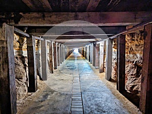 Long Sandstone Tunnel, Cockatoo Island, Sydney, Australia