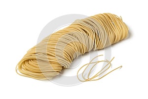 Long shaped raw vermicelli