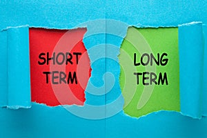 Long or short term photo