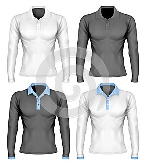 Long-sleeve variant of polo-shir