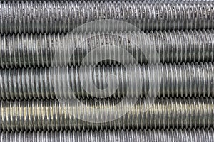 Long steel screws thread background 2