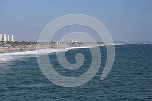 Long strech beaches of California