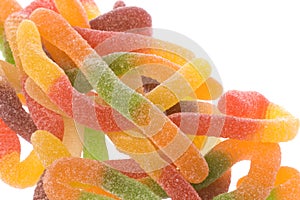 Long sugar jelly sweets