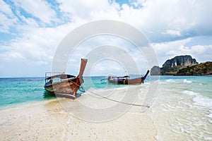 Long tail Boats in the Tup Islands