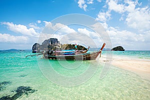 Long tail Boats in the Tup Islands