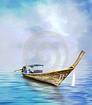 Long tailed boat