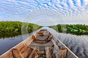 Long-tailed boat at Thalay Noi Thailand