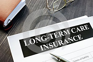 Long-Term Care Insurance agreement policy