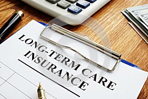 Long-term care insurance LTC or LTCI.