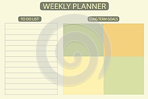 Long term goal planner to get success