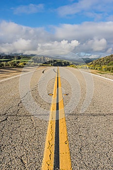 Long View of California Road