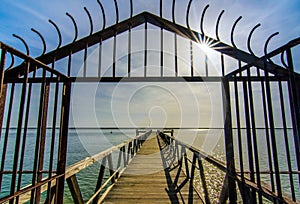 Muelle del Vigia, Mazagon, Huelva photo