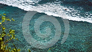 Long Waves on Atuh Beach, Nusa Penida, Bali, Indonesia